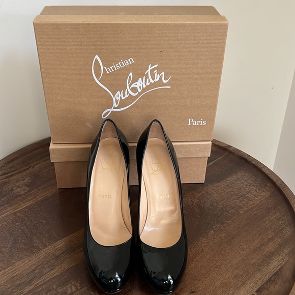 Authentic Christian Louboutin New Simple Pump 120 Patent Calf - Picture 2 of 6